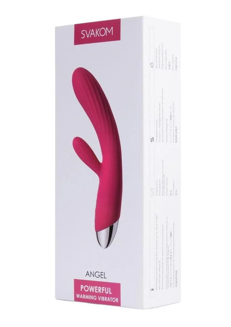 Svakom Angel Rechargeable Silicone Heating Rabbit Vibrator - Image 2