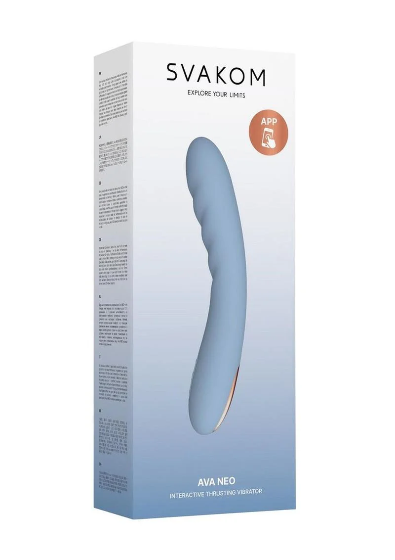 Svakom Ava Neo Rechargeable Silicone Vibrator with Remote - Image 2
