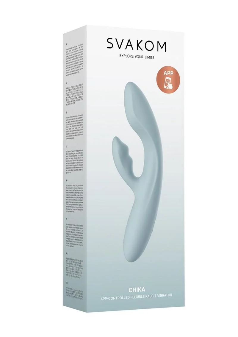 Svakom Chika Rechargeable Silicone App Compatible Interactive Rabbit Vibrator - Image 2