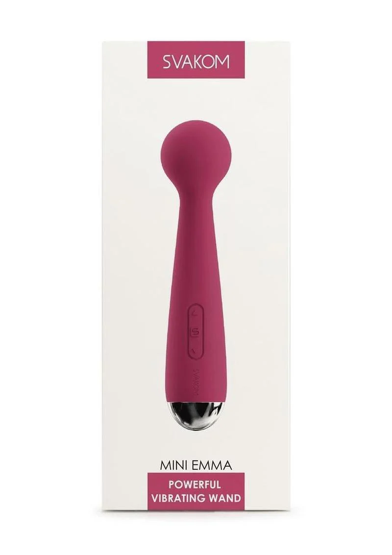 Svakom Mini Emma Rechargeable Silicone Mini Wand - Image 2
