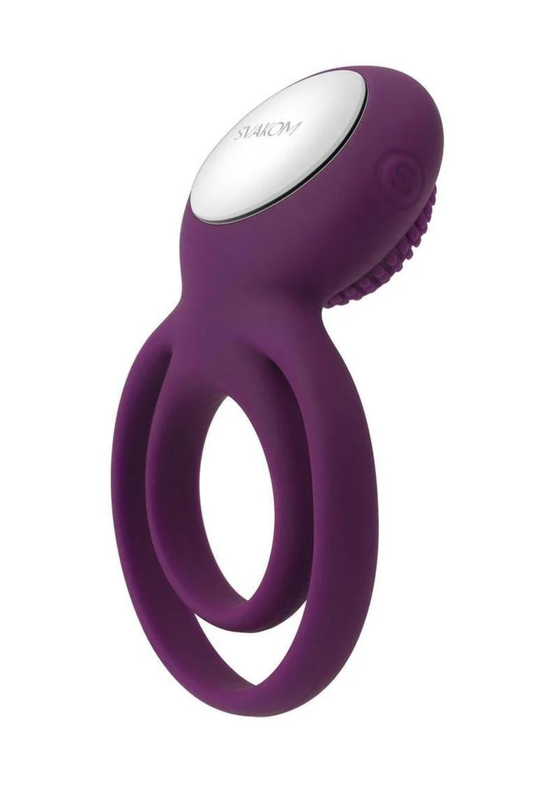 Svakom Tammy Silicone Rechargeable Clitoral Stimulator Couple's Ring - Image 3