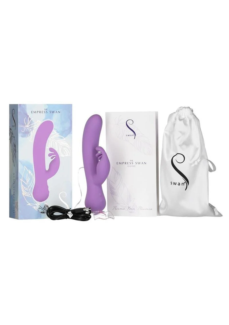 Swan The Empress Swan Special Edition Rechargeable Silicone Vibrator - Image 4