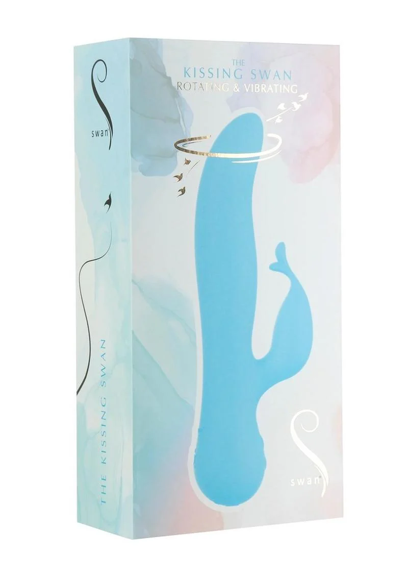 Swan The Kissing Swan Rechargeable Silicone Dual Action Rotate and Clitoral Vibrator - Image 2
