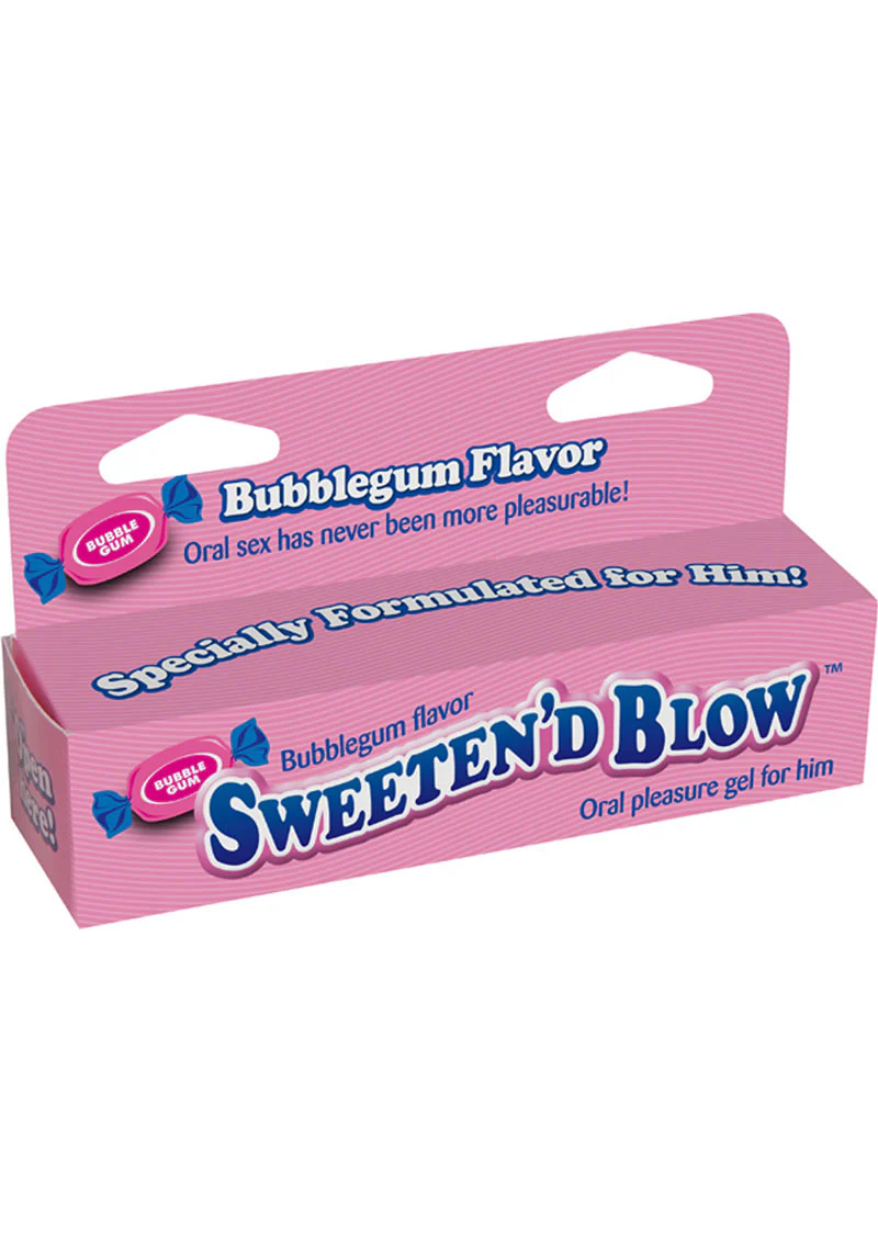 Sweeten D Blow Flavored Oral Pleasure Gel 1.5oz - Bubblegum - Image 2