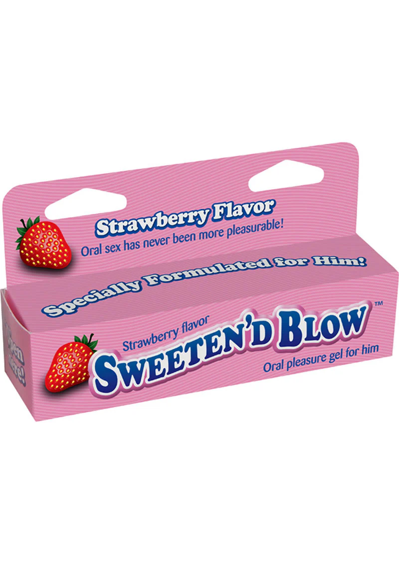 Sweeten D Blow Flavored Oral Pleasure Gel 1.5oz - Strawberry - Image 2