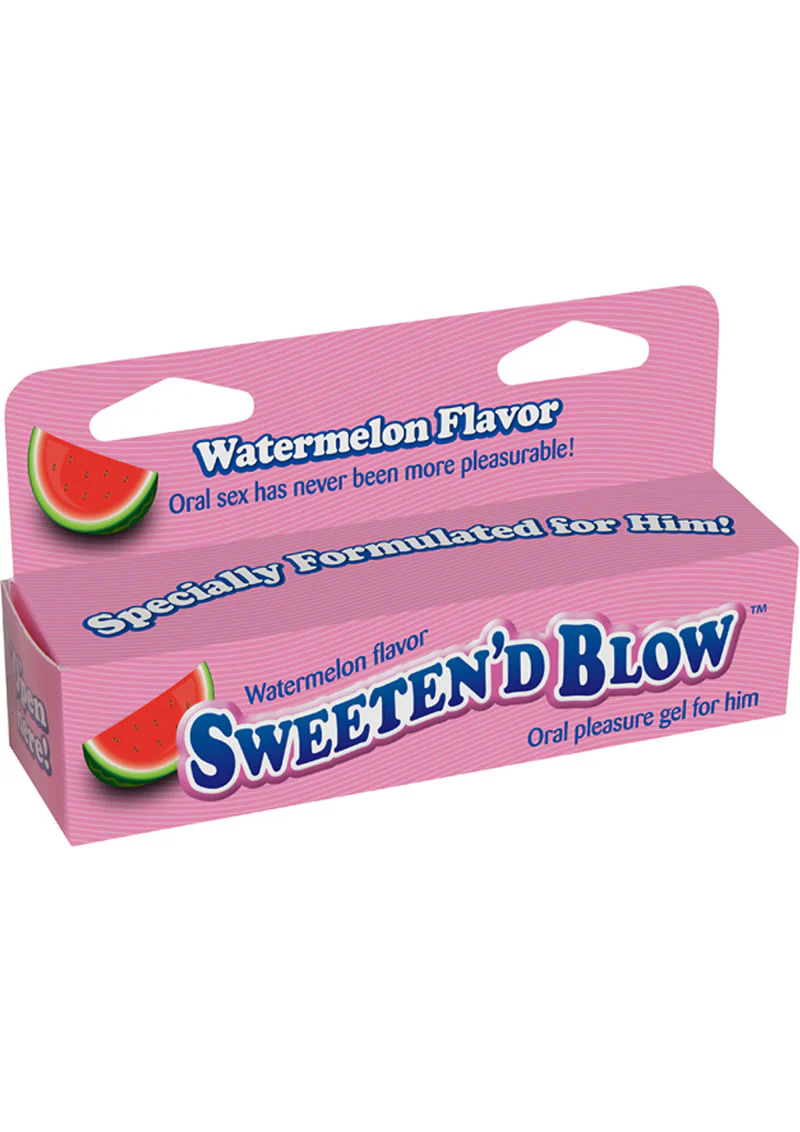 Sweeten D Blow Flavored Oral Pleasure Gel 1.5oz - Watermelon - Image 2