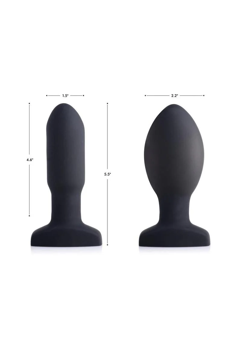 Swell Inflatable Rechargeable Silicone Vibrating Missile Anal Plug - Image 4