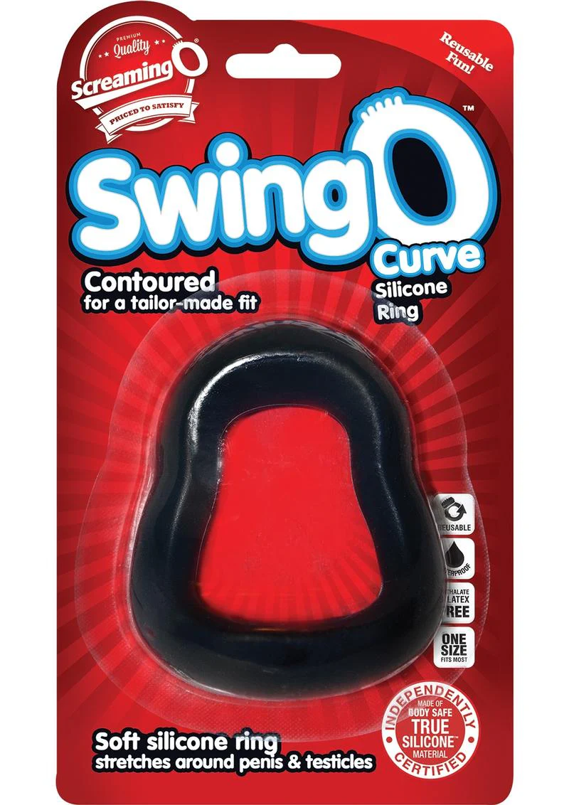 Swingo Curve Silicone Cock Ring - Image 3