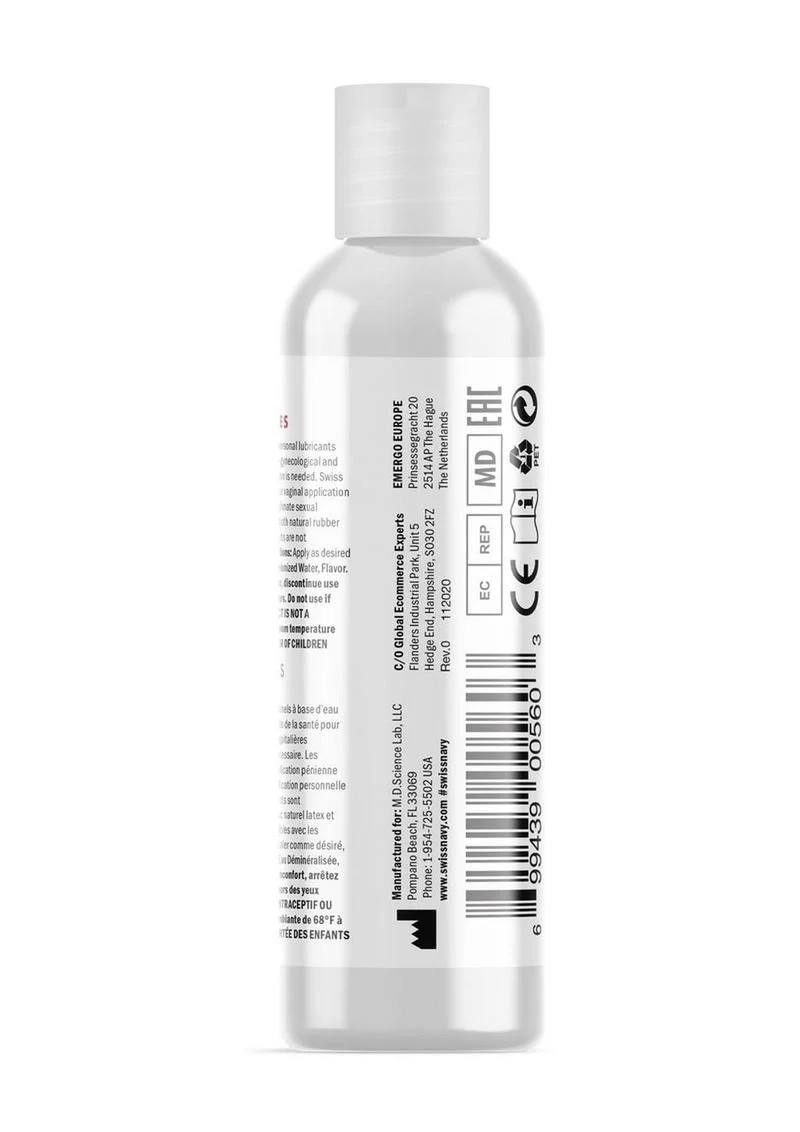 Swiss Nevy 4 In 1 Flavored Lubricant 1oz - Strawberry/Kiwi Pleasure - Image 3