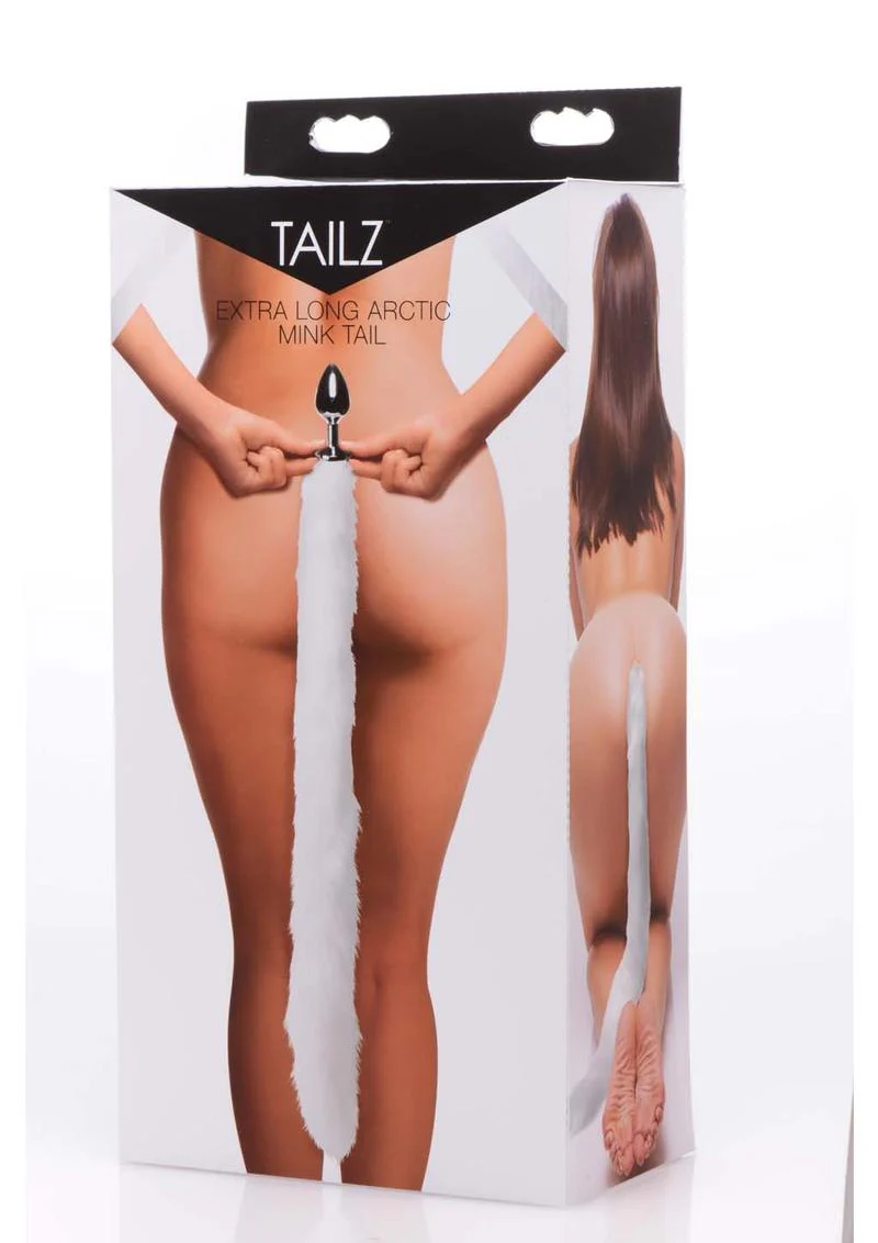 Tailz Extra Long Arctic Mink Tail - Image 2