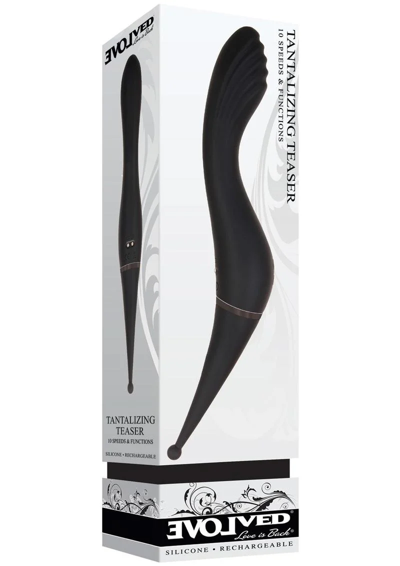 Tantalizing Teaser Rechargeable Silicone Dual End Vibrator - Image 2