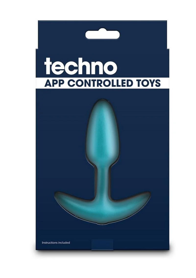 Techno Trance Rechargeable Silicone App Compatible Anal Plug - Image 4
