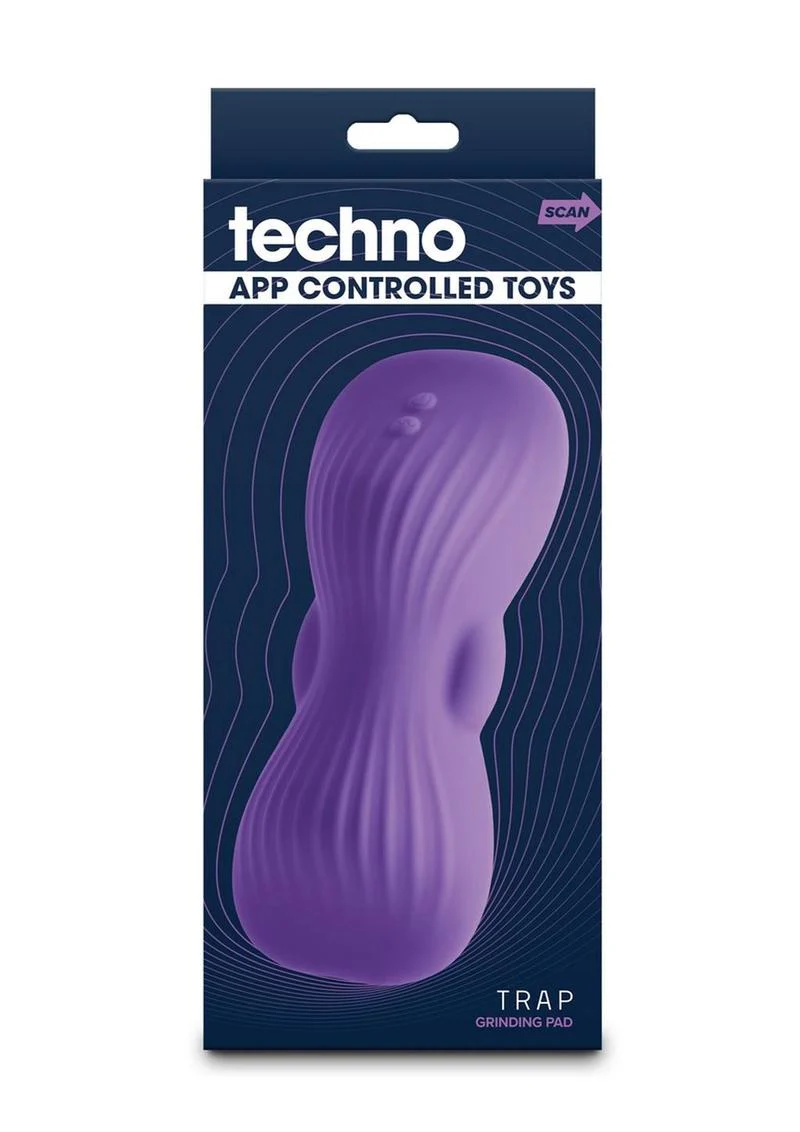 Techno Trap Rechargeable Silicone App Compatible Dual Motor Hands-Free Grinding Pad - Image 2