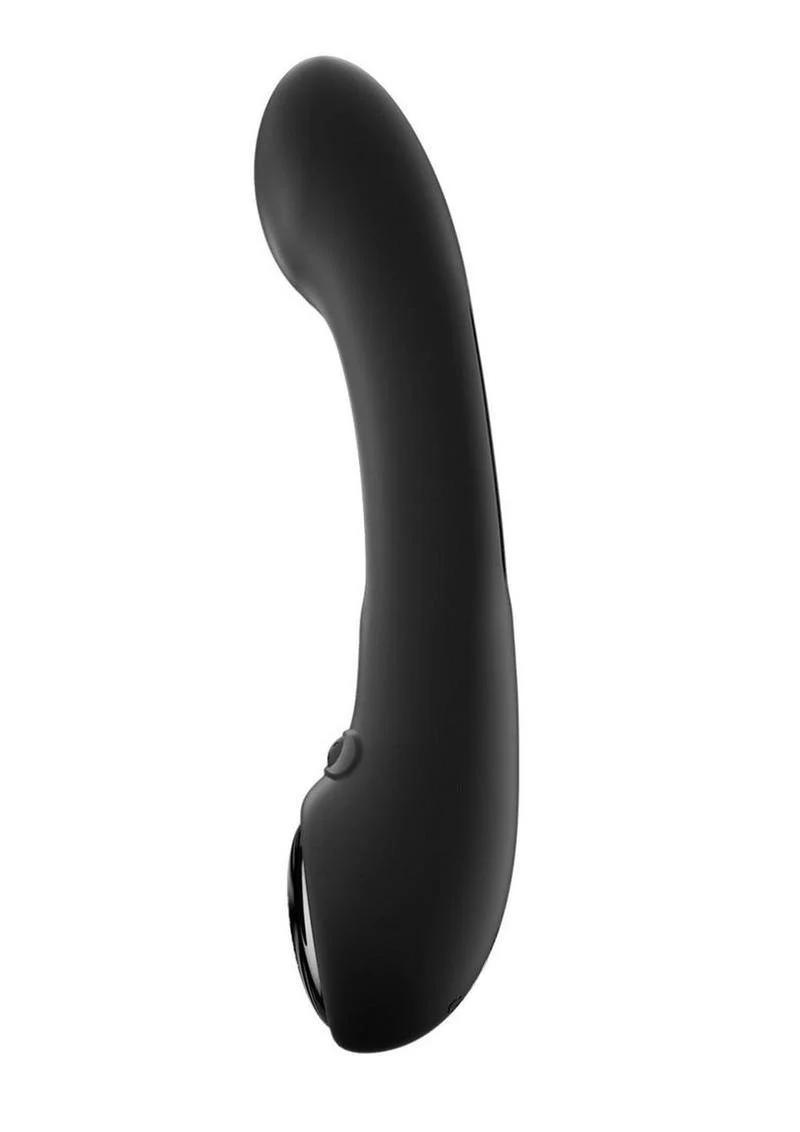 Tempo Pressure Sensing App Controlled Kinky Finger Tapping Rechargeable Silicone G-Spot Vibrator - Image 5