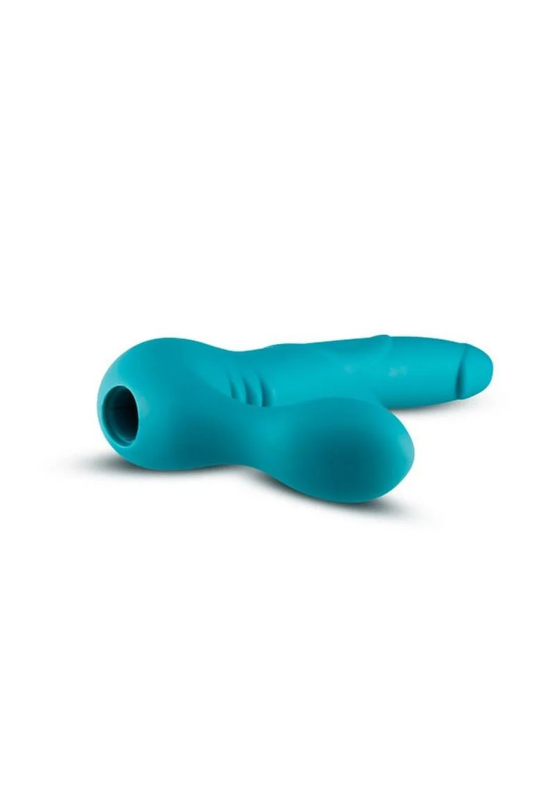 Temptasia Luna Strapless Silicone Vibrating Dildo with Rechargeable Bullet - Image 4