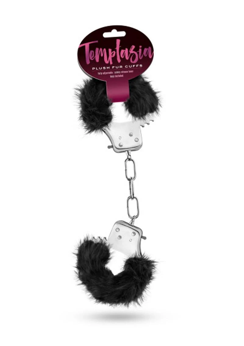 Temptasia Plush Fur Cuffs - Image 4