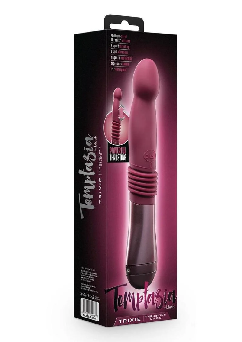 Temptasia Trixie Rechargeable Silicone Thrusting Dildo - Image 2