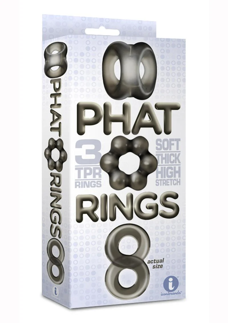 The 9's - Phat Rings Smoke 1, Chunky Cock Rings - Image 2