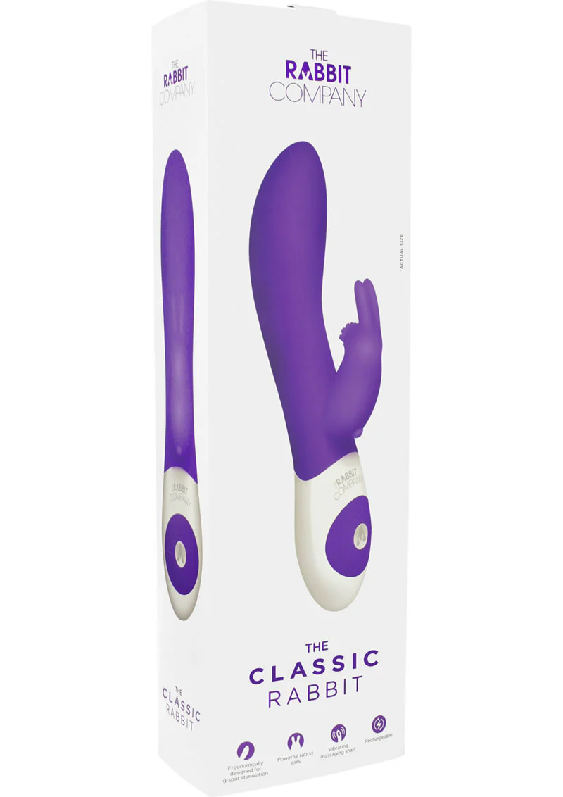 The Classic Rabbit Rechargeable Silicone G-Spot Vibrator - Image 2