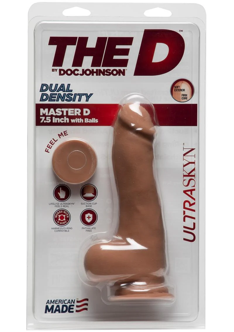 The D Master D Ultraskyn Dildo with Balls - Image 6