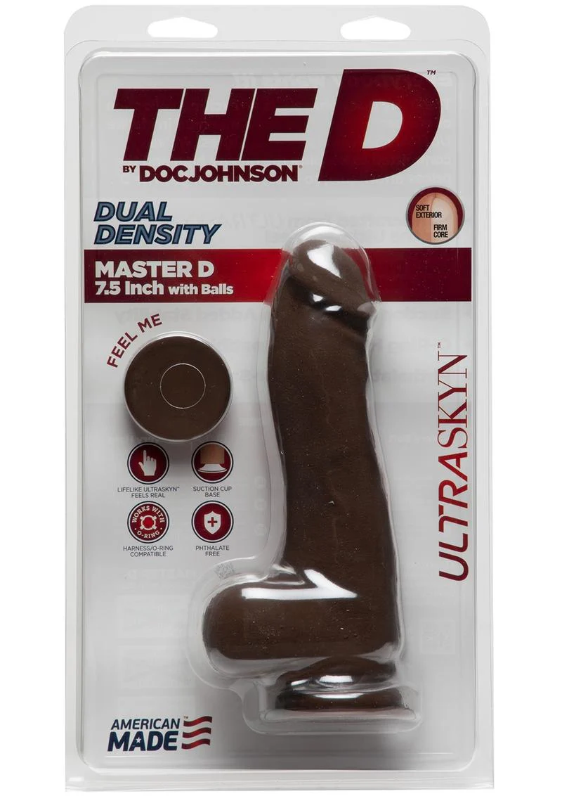 The D Master D Ultraskyn Dildo with Balls - Image 7