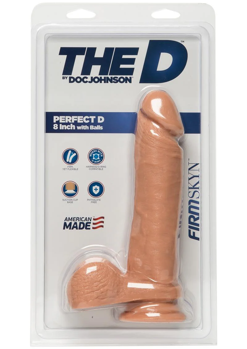 The D Perfect D Firmskyn Dildo with Balls - Image 6