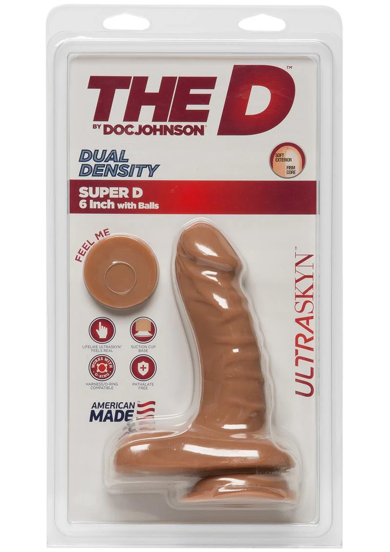 The D Super D Ultraskyn Dildo with Balls - Image 7