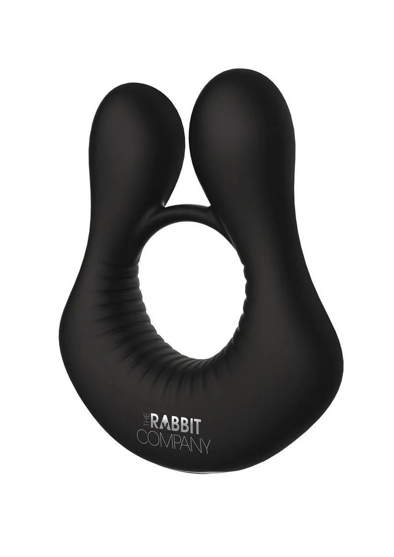 The Deluxe Rabbit Ring Rechargeable Silicone Couples Ring - Image 3