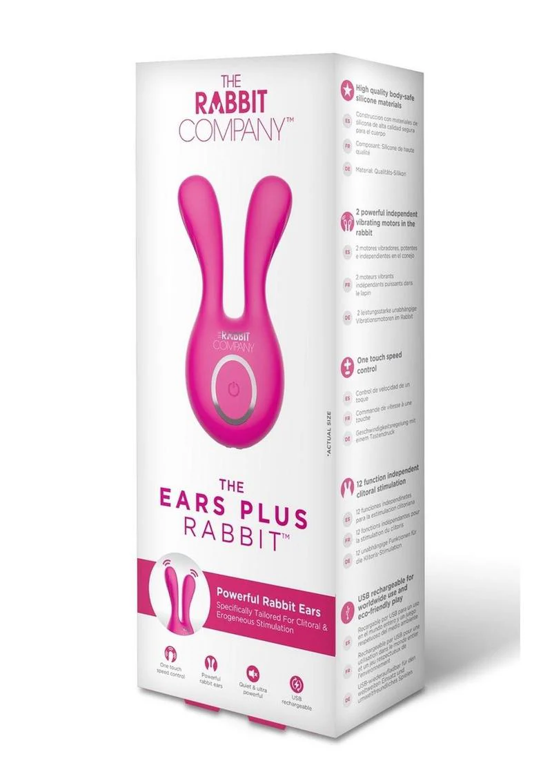 The Ears Plus Rabbit Rechargeable Silicone Stimulator - Image 3