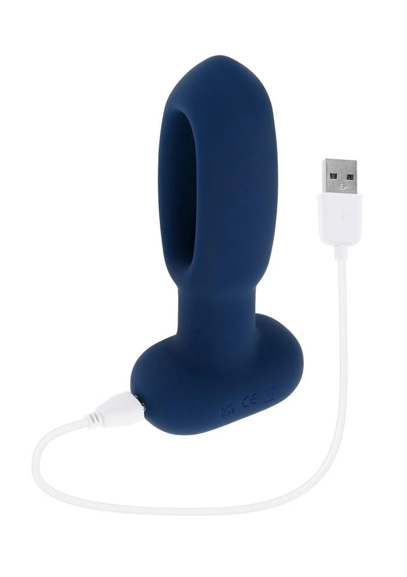 The Flapper Rechargeable Silicone Anal Plug with Remote Control - Image 4