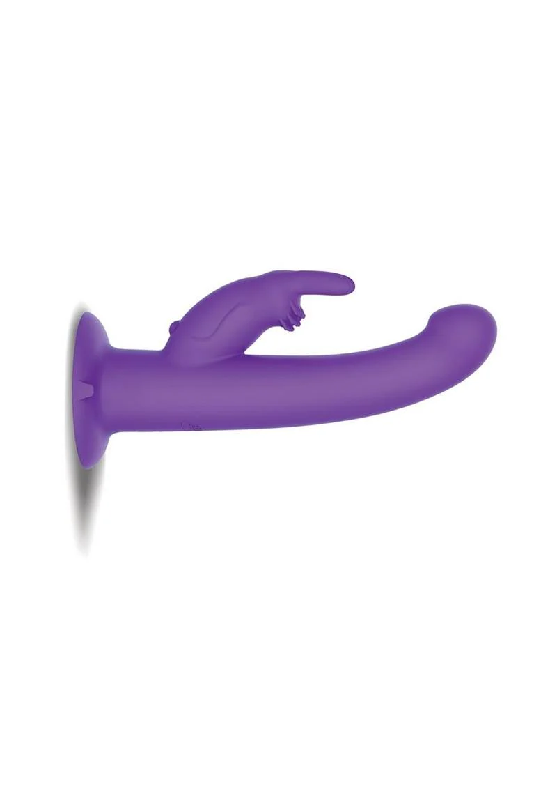 The G-Spot Rotating Rabbit Peg Rechargeable Silicone Vibrator - Image 3