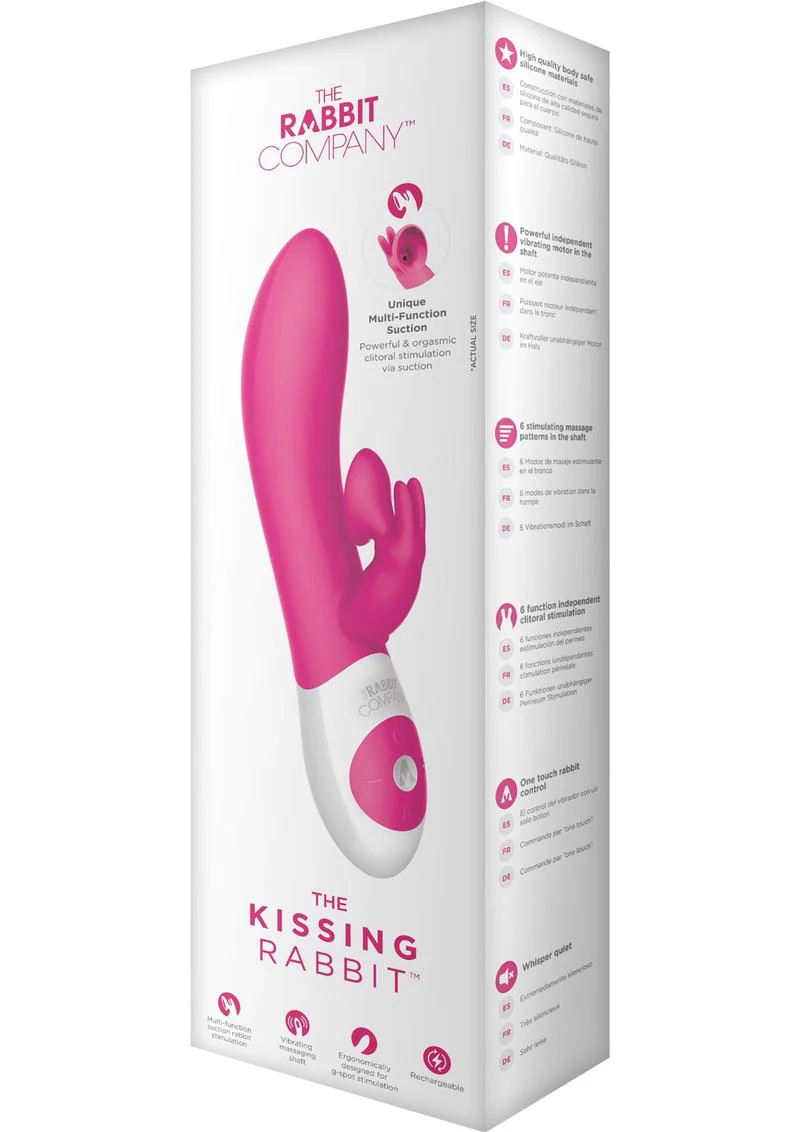The Kissing Rabbit Rechargeable Silicone Vibrator with Clitoral Suction - Image 3
