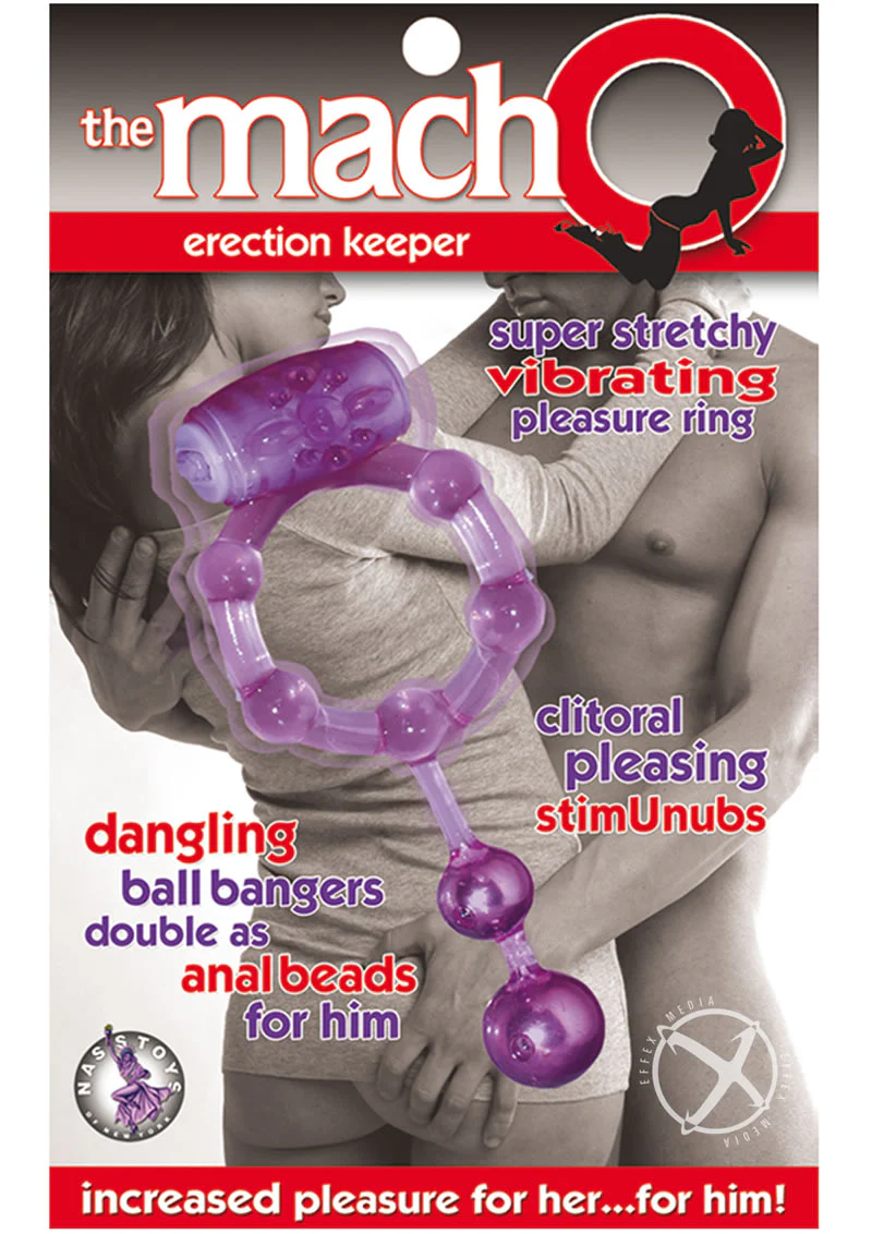 The Macho Erection Keeper Vibrating Cock Ring - Image 4