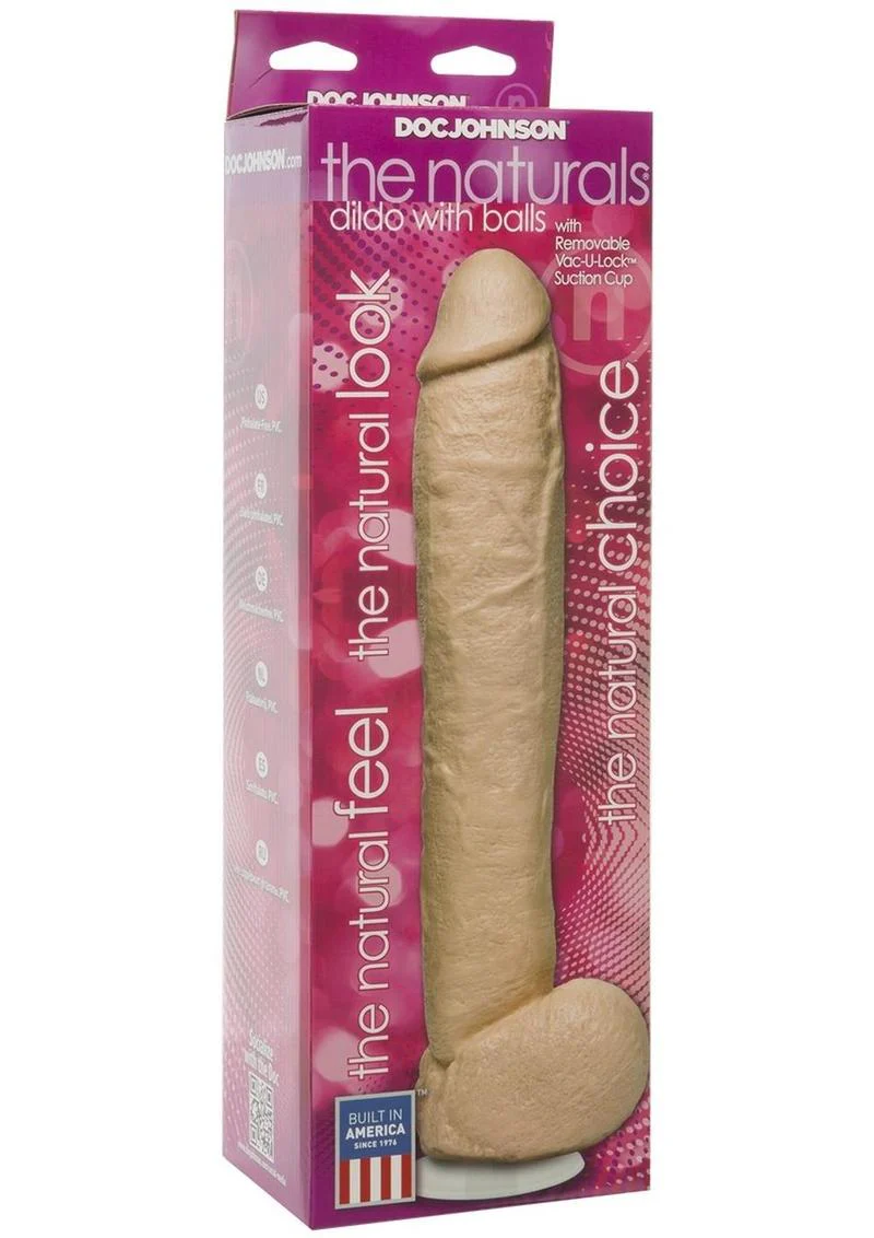 The Naturals Dildo with Balls - Image 3