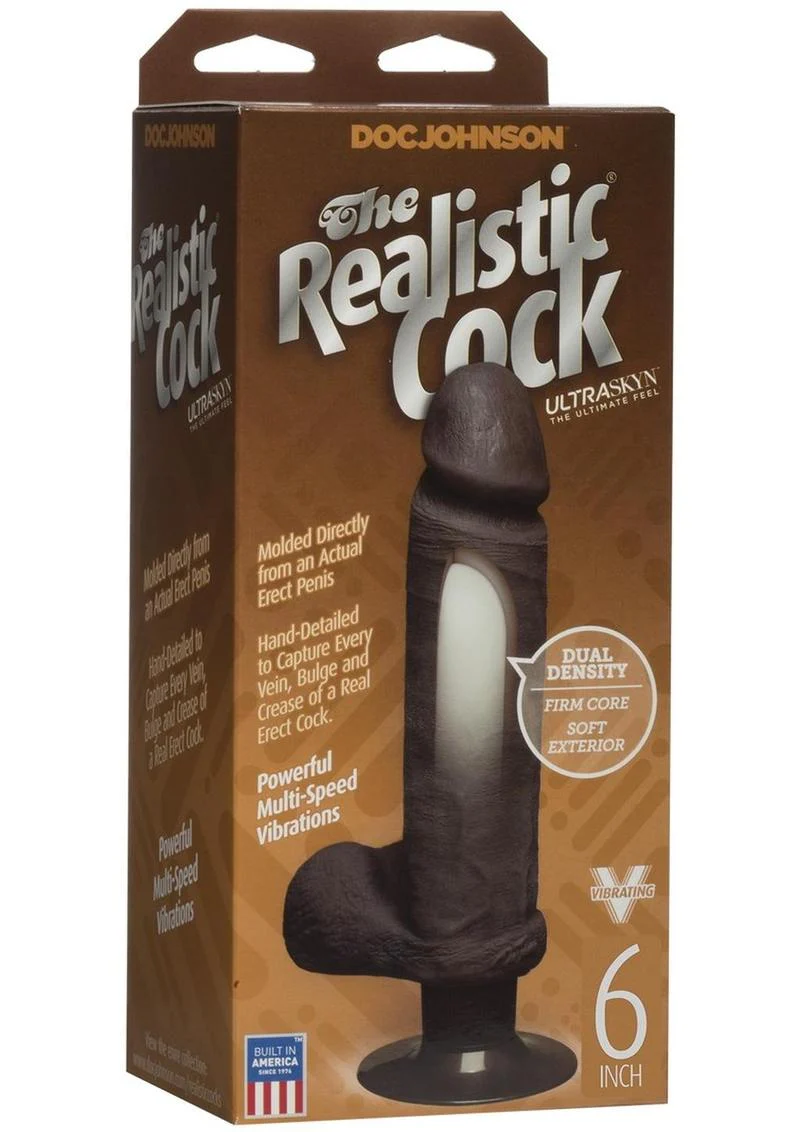 The Realistic Cock Ultraskyn Vibrating Dildo - Image 5