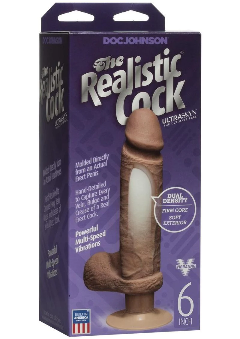 The Realistic Cock Ultraskyn Vibrating Dildo - Image 6