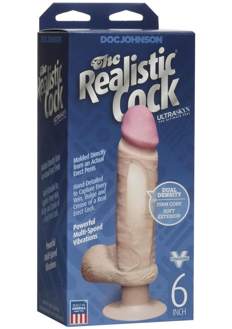 The Realistic Cock Ultraskyn Vibrating Dildo - Image 7