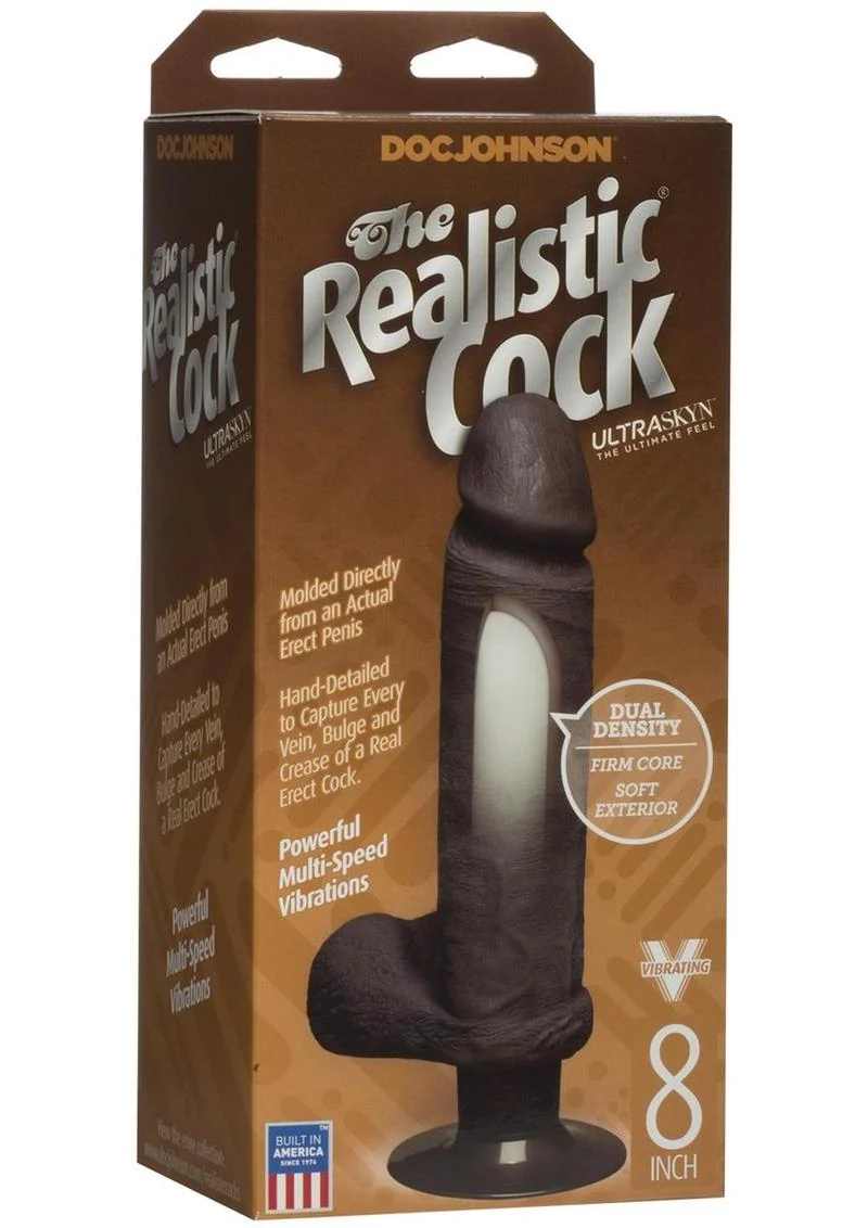 The Realistic Cock Ultraskyn Vibrating Dildo - Image 8