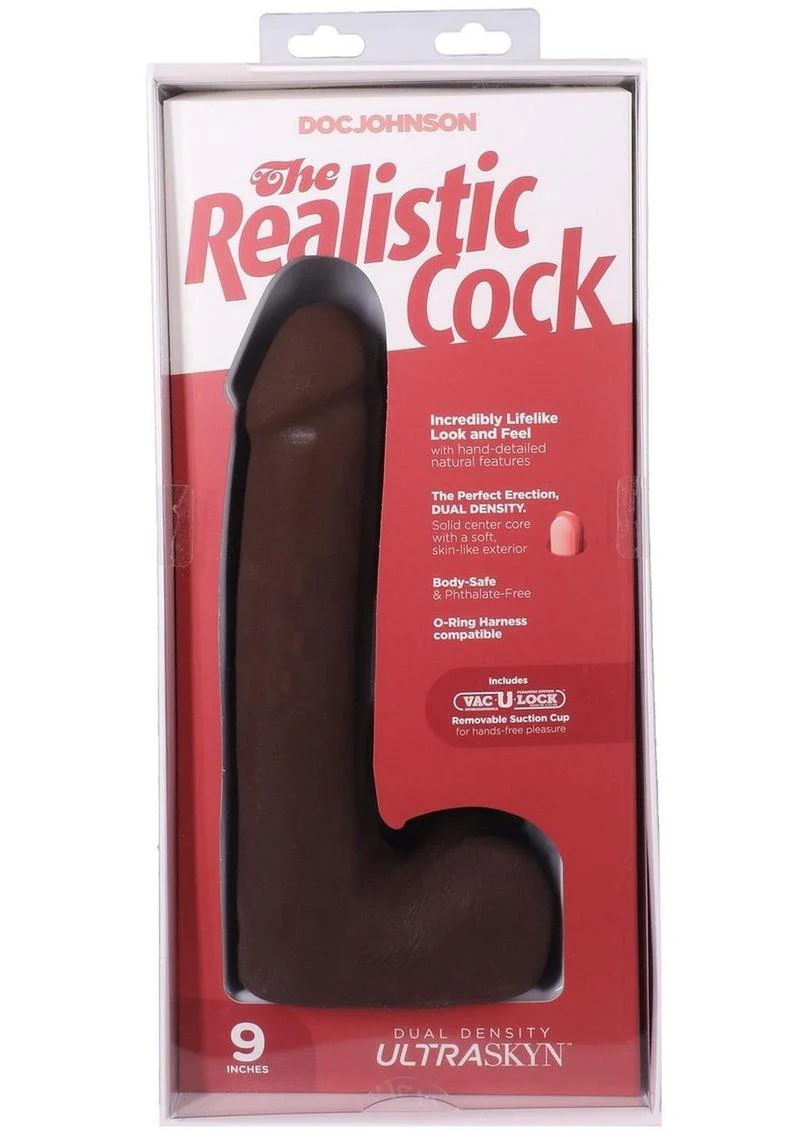 The Realistic Cock with Balls Ultraskyn Removable Vac-U-Lock Suction Cup - Image 13