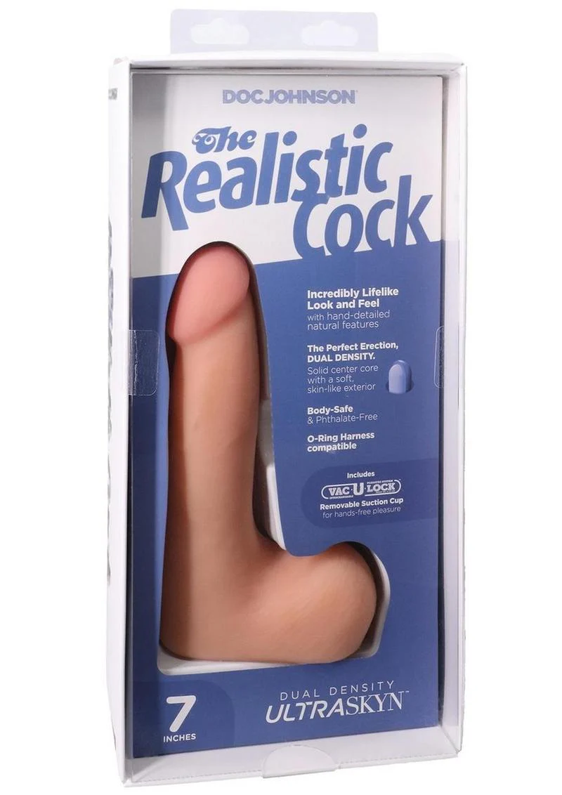 The Realistic Cock with Balls Ultraskyn Removable Vac-U-Lock Suction Cup - Image 16