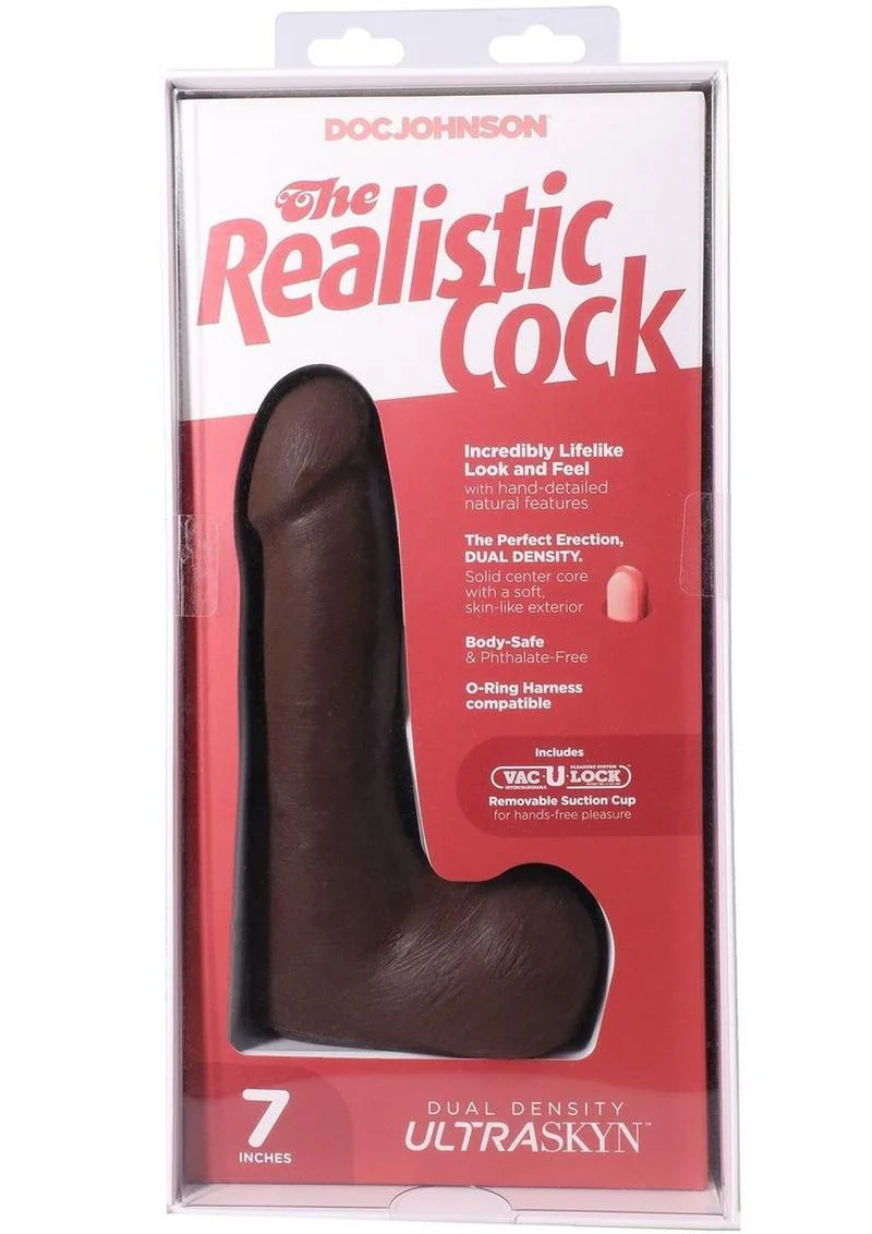 The Realistic Cock with Balls Ultraskyn Removable Vac-U-Lock Suction Cup - Image 19