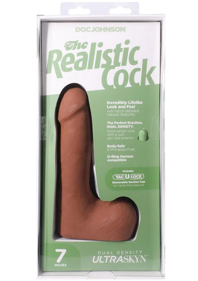 The Realistic Cock with Balls Ultraskyn Removable Vac-U-Lock Suction Cup - Image 22