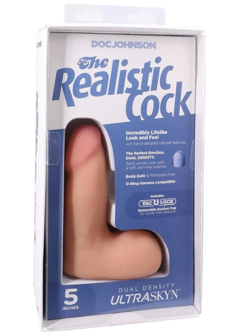The Realistic Cock with Balls Ultraskyn Removable Vac-U-Lock Suction Cup - Image 25