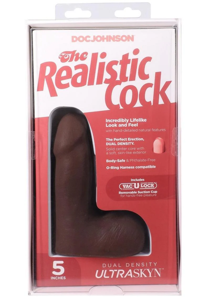 The Realistic Cock with Balls Ultraskyn Removable Vac-U-Lock Suction Cup - Image 28