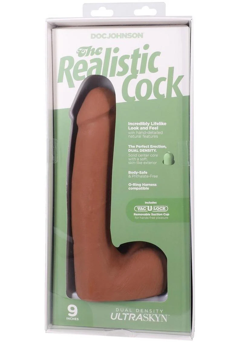 The Realistic Cock with Balls Ultraskyn Removable Vac-U-Lock Suction Cup - Image 3