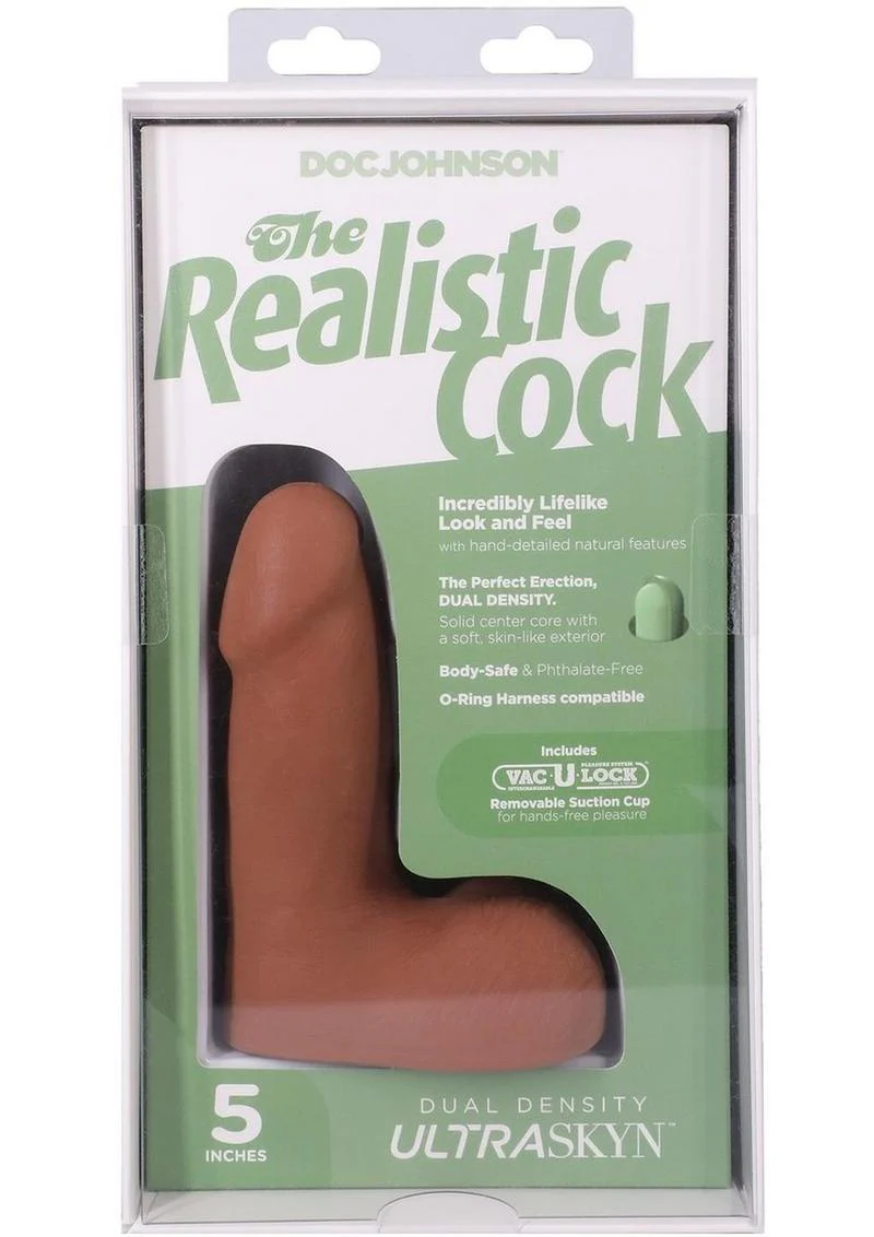 The Realistic Cock with Balls Ultraskyn Removable Vac-U-Lock Suction Cup - Image 31