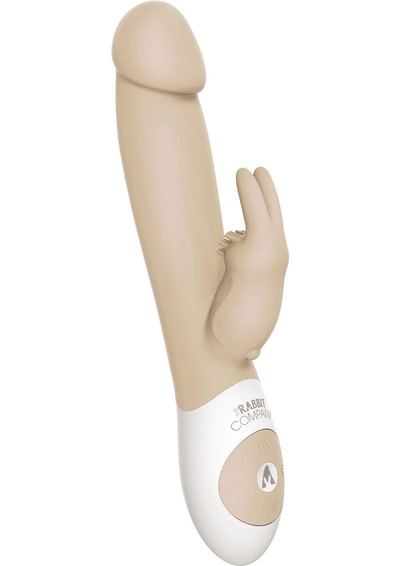 The Realistic Rabbit Rechargeable Silicone Triple Vibrator