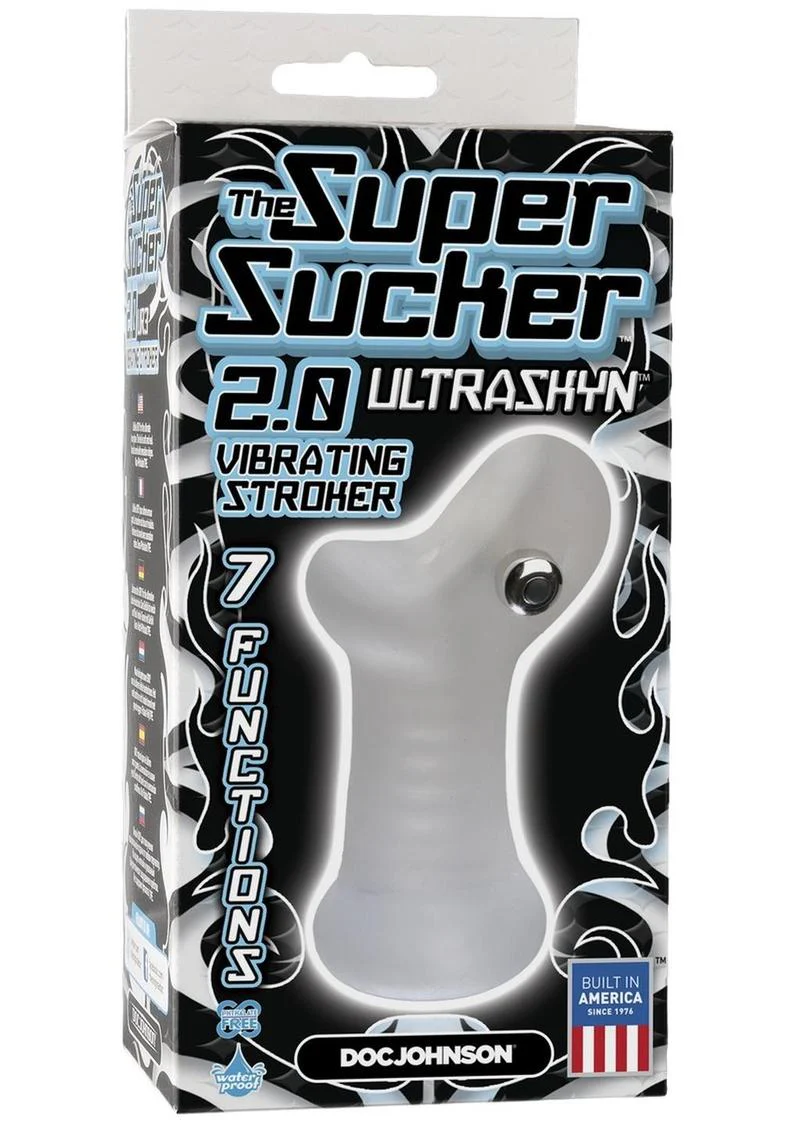 The Super Sucker 2.0 Ultraskyn Vibrating Masturbator with Bullet - Image 2