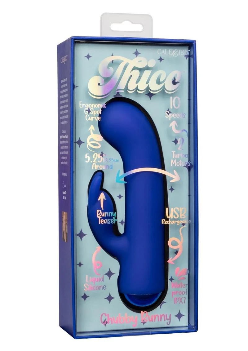 Thicc Chubby Bunny Rechargeable Silicone Rabbit Vibrator - Image 2