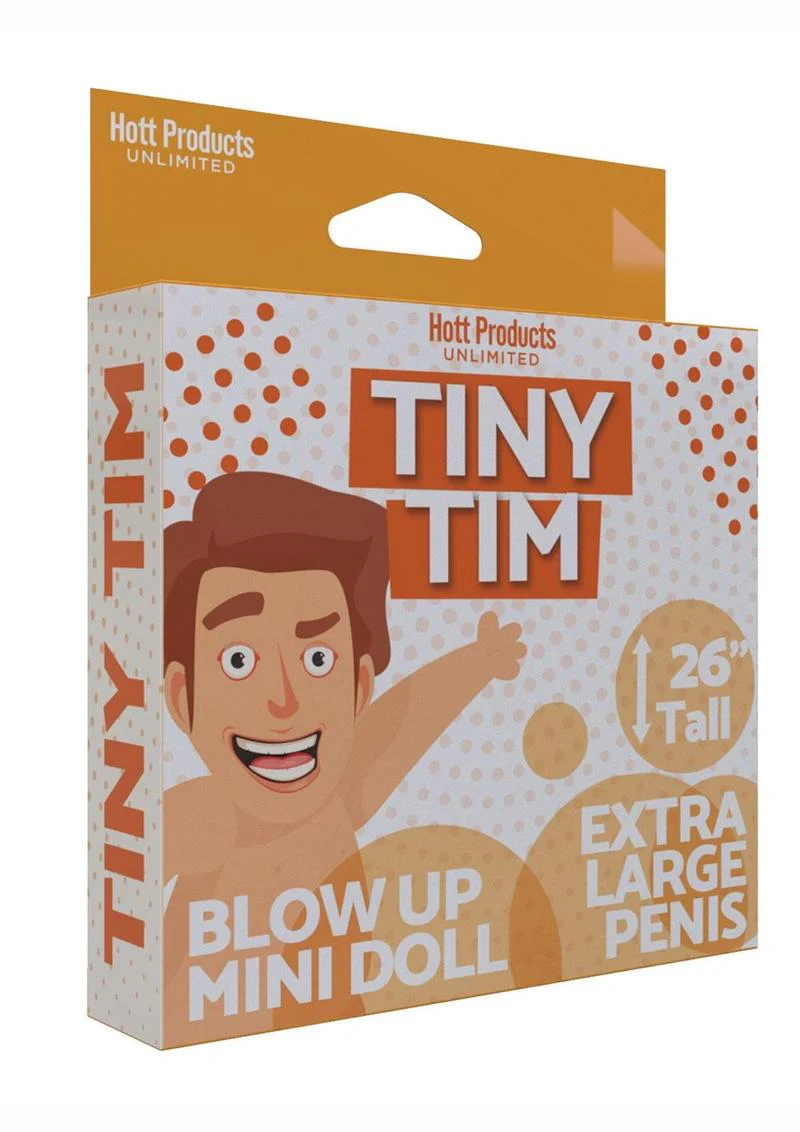 Tiny Tim Blow Up Party Doll - Image 2